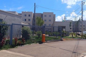 O apartamento onde o crime ocorreu, no condom&iacute;nio Total Ville 3, havia sido comprado na planta e entregue h&aacute; cerca de tr&ecirc;s meses -  (crédito:  Ana Carolina Alves/CB/D.A Press)