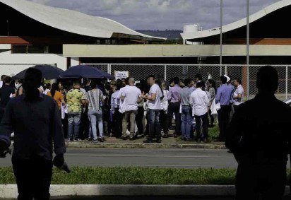 Estudantes em dia de provas do Enamed: 67% dos 89 mil inscritos alcançaram a média de proeficiência; outros 13 mil não conseguiram resultado satisfatório

 -  (crédito: Fábio Rodrigues Pozzebom/Agência Brasil)