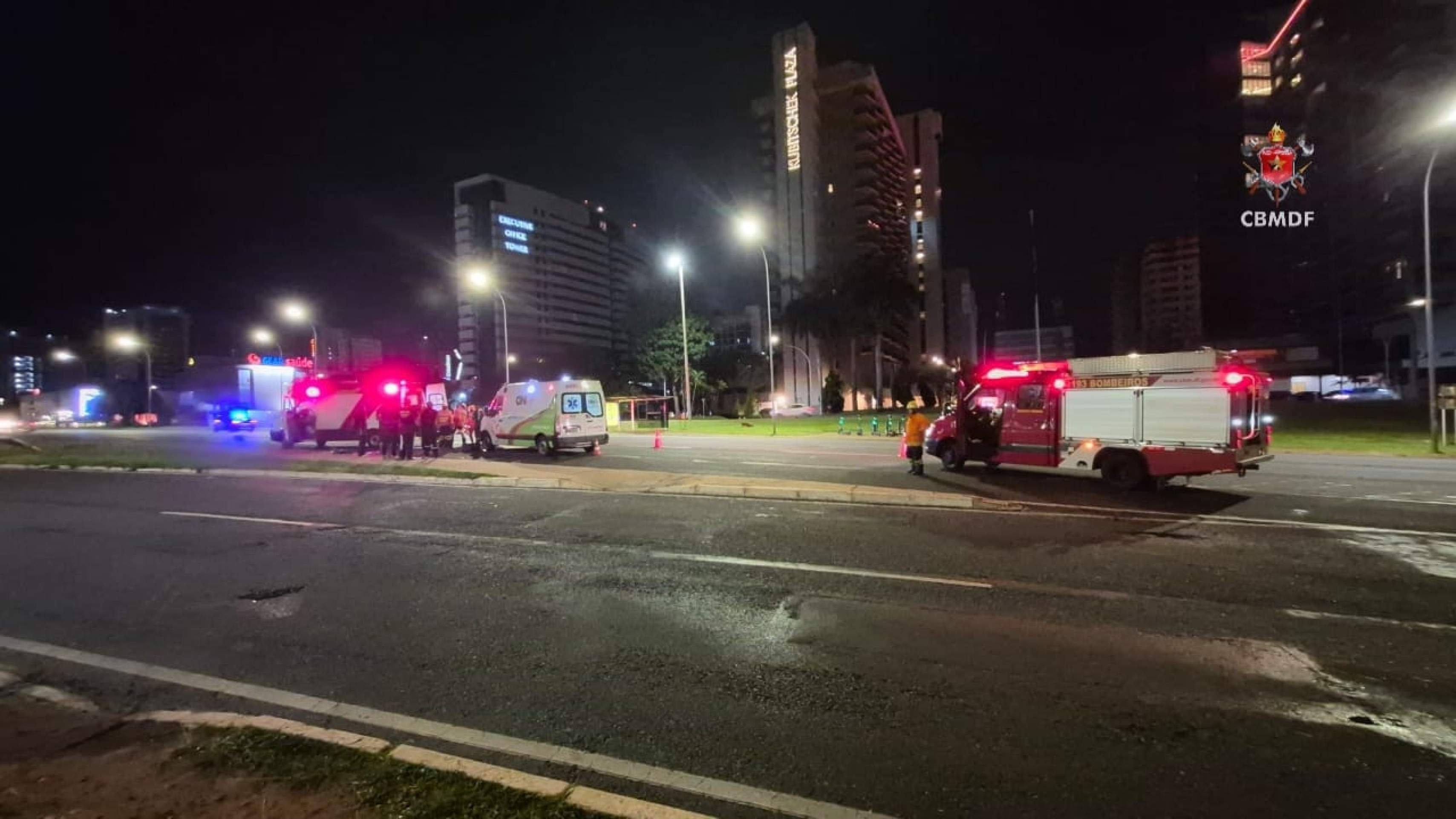 Pedestre ficou ferido ap&oacute;s ser atropelado por carro