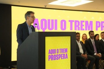 Zema empossou novo secretário de Meio Ambiente nesta terça-feira (20/1) -  (crédito: Jair Amaral/EM/D.A. Press)