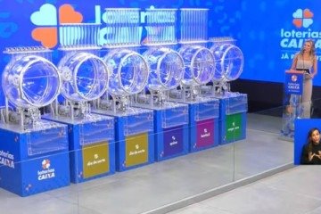 Acompanhe o sorteio das loterias ao vivo -  (crédito: Reprodução/YoutubeCaixa) -Acompanhe o sorteio das loterias ao vivo -  (crédito: Reprodução/YoutubeCaixa)