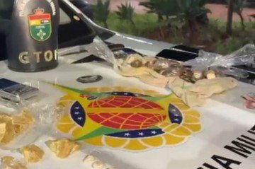 Drogas foram apreendidas na noite dessa segunda-feira (19) -  (crédito: Divulgação/PMDF)