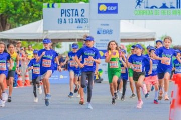 A Corrida de Reis Mirim faz parte da programação da tradicional Corrida de Reis -  (crédito: Edmundo Souza/SEL-DF)