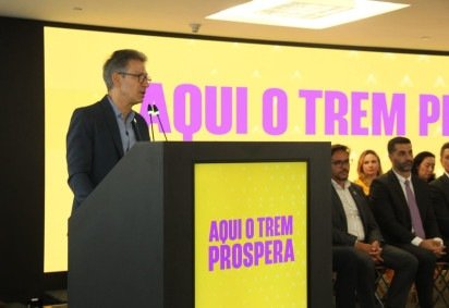 Zema empossou novo secretário de Meio Ambiente nesta terça-feira (20/1) -  (crédito: Jair Amaral/EM/D.A. Press)