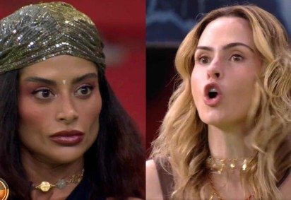 BBB 26: Aline tenta interromper Ana Paula e ganha 'cala-boca' ao vivo -  (crédito: TV Globo) -BBB 26: Aline tenta interromper Ana Paula e ganha 'cala-boca' ao vivo -  (crédito: TV Globo)