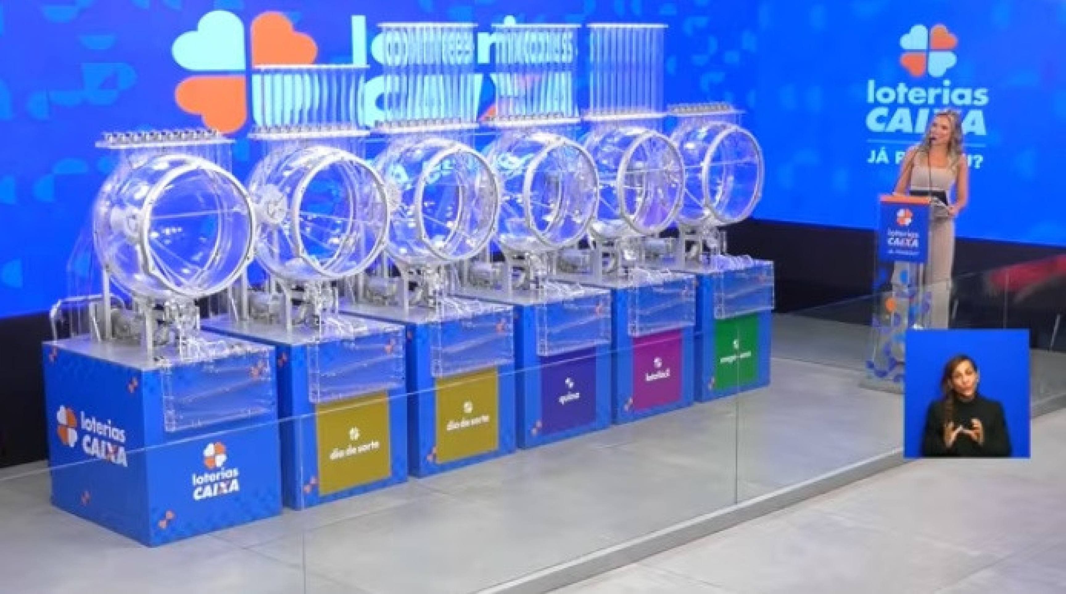Acompanhe o sorteio das loterias ao vivo -  (crédito: Reprodução/YoutubeCaixa)
