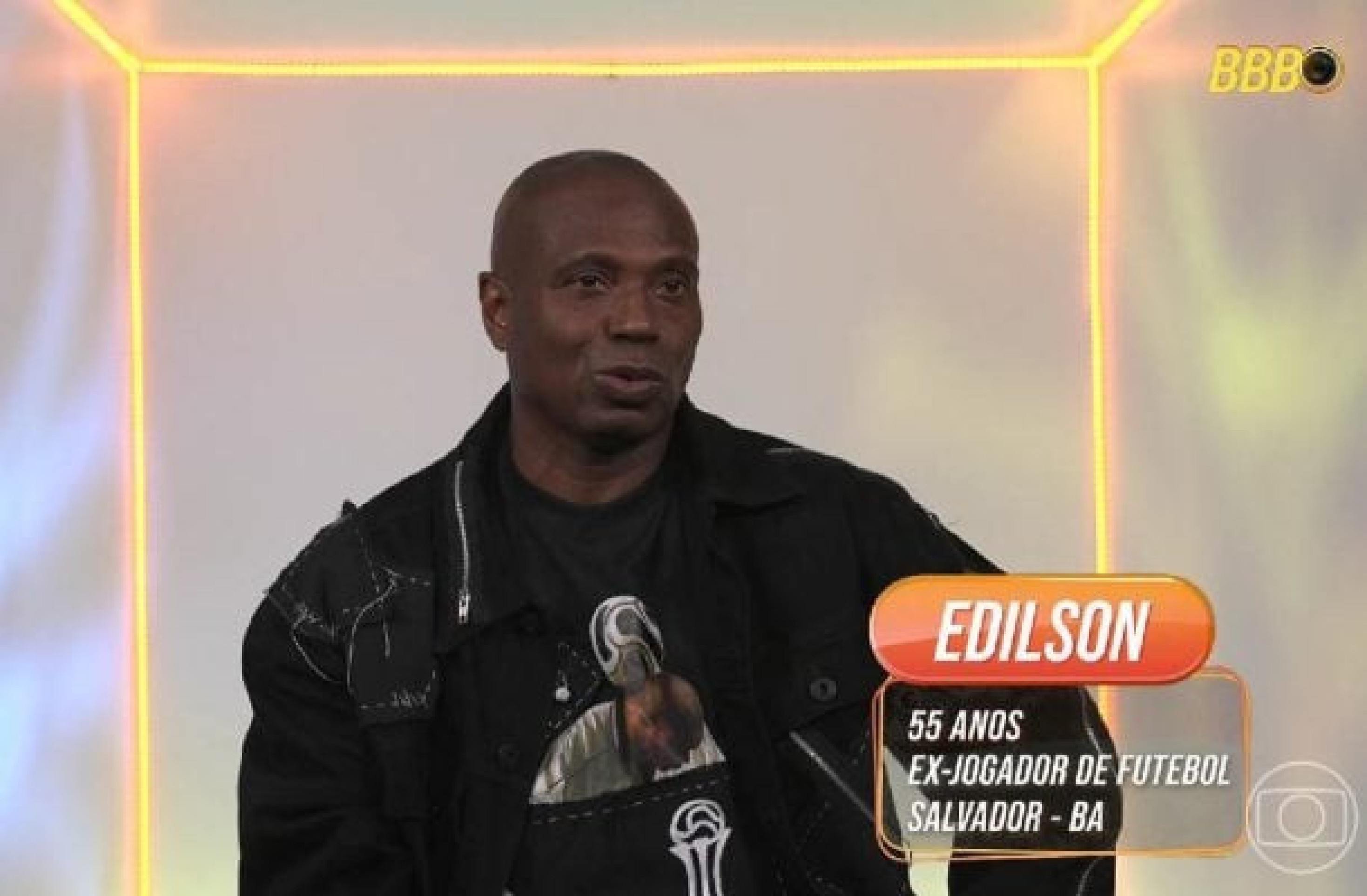 Edílson Capetinha vive primeira desavença na casa do BBB -  (crédito: Foto: Reprodução)