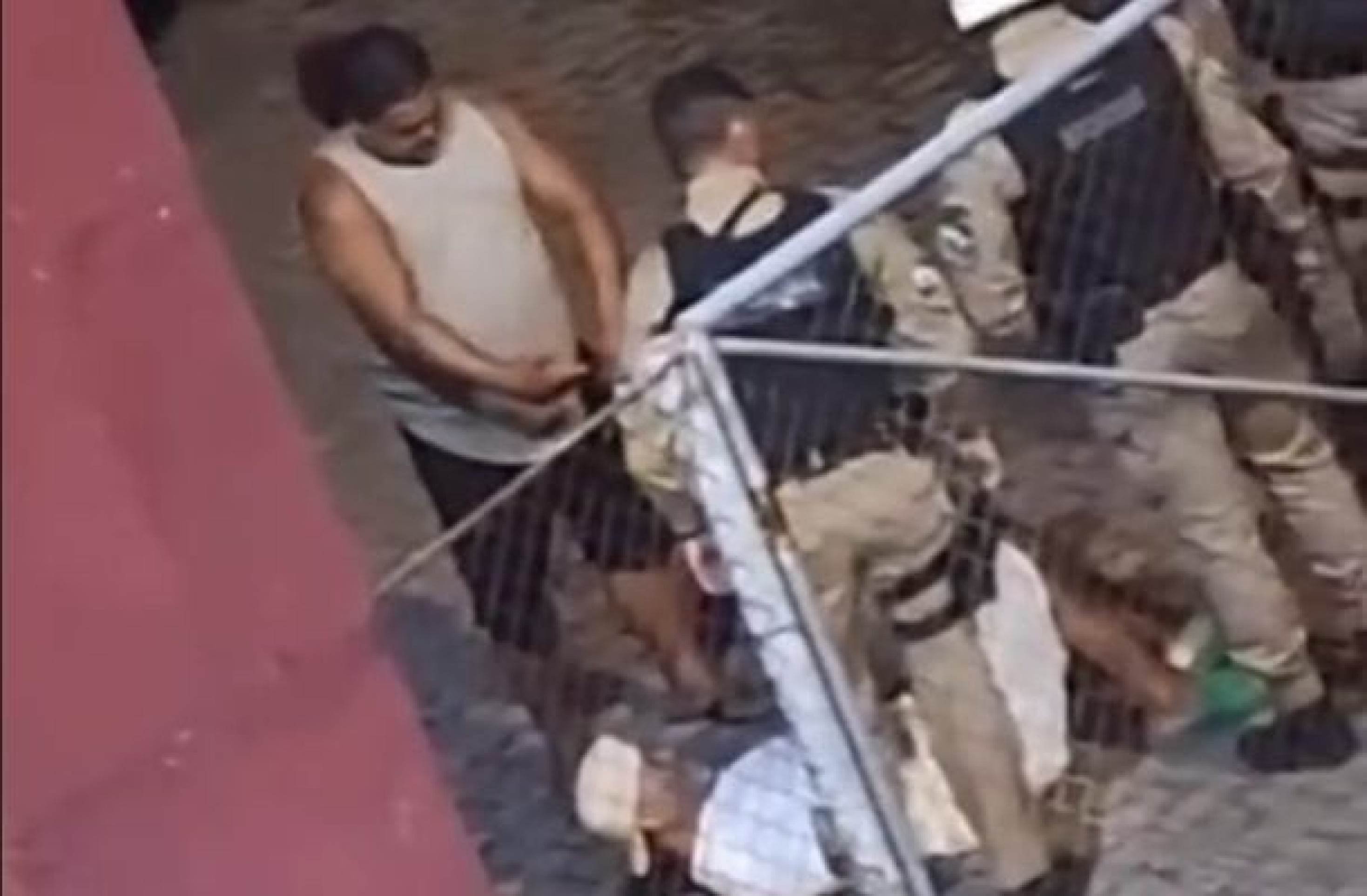 Momento foi registrado e circula nas redes sociais -  (crédito: Foto: Reprodução)