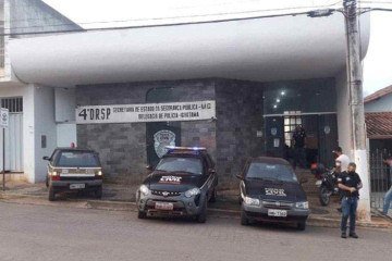 Tio-avo que estuprou sobrinha-neta está preso na Delegacia de Polícia Civil de Iguatama -  (crédito: PCMG)