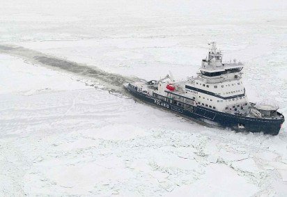 A Aker Arctic Technology segue testando projetos para a próxima geração de navios quebra-gelo -  (crédito: Adrienne Murray) -A Aker Arctic Technology segue testando projetos para a próxima geração de navios quebra-gelo -  (crédito: Adrienne Murray)