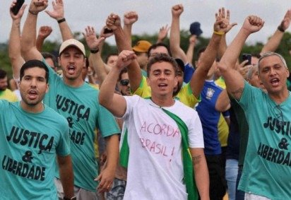  Vereadores anunciam que v&atilde;o acompanhar Nikolas em caminhada at&eacute; Bras&iacute;lia -  (crédito:  Reprodu&ccedil;&atilde;o / Instagram / @nikolasferreiradm)