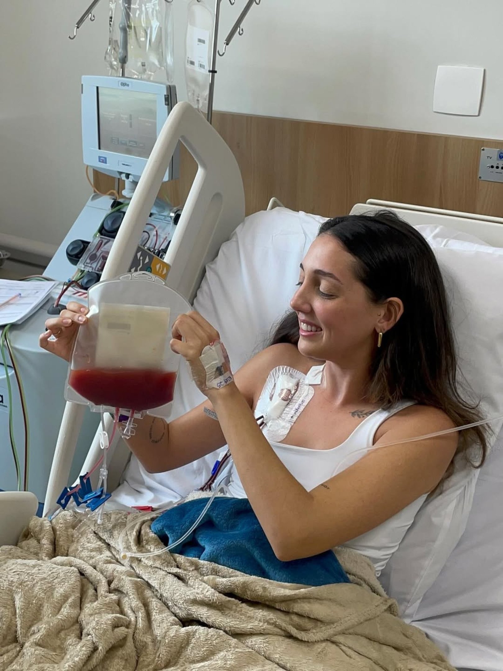 A doa&ccedil;&atilde;o faz parte da vida de Sarah Viana desde os 16 anos. 