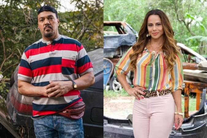 Misael (Belo) e Consuelo (Viviane Araújo) - (crédito: Globo/Fabiano Battaglin e Globo/Manoella Mello) Misael (Belo) e Consuelo (Viviane Araújo) - (crédito: Globo/Fabiano Battaglin e Globo/Manoella Mello)