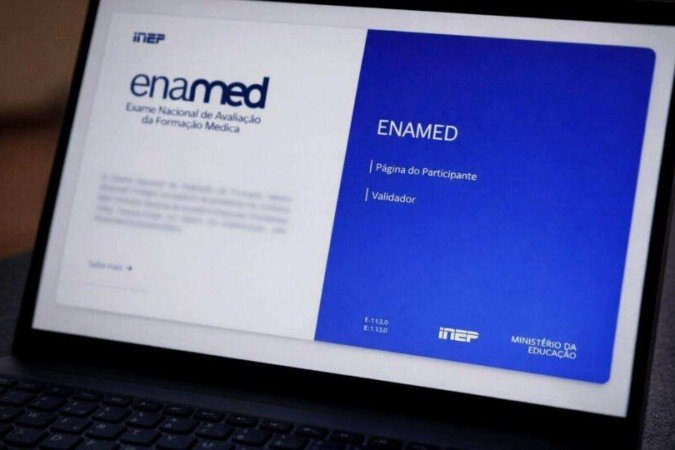 CFM defende a aplicação do Enamed, mas o considera pouco profundo para avaliar a formação em medicina - (crédito: Reprodução/Enamed) CFM defende a aplicação do Enamed, mas o considera pouco profundo para avaliar a formação em medicina - (crédito: Reprodução/Enamed)