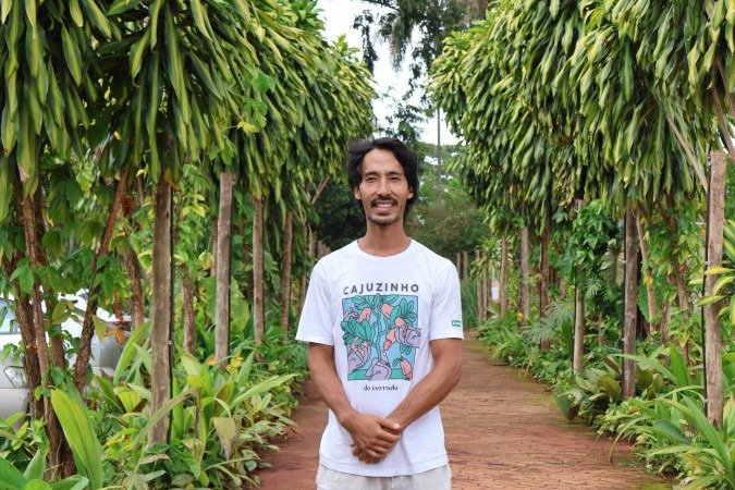 Felipe Barros t&ecirc;m o costume de visitar o parque com a fam&iacute;lia       