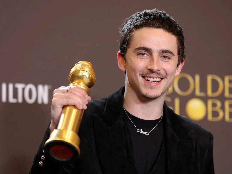 Polêmicas recentes teriam enfraquecido a campanha de Timothée Chalamet na corrida pelo Oscar -  (crédito: Divulgação )