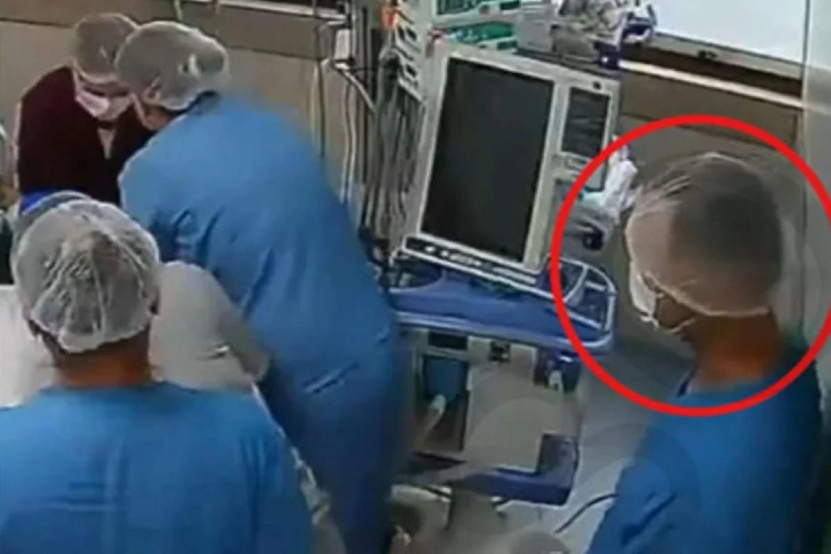 T&eacute;cnico de enfermagem presente em uma das reanima&ccedil;&otilde;es