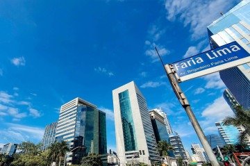 Avenina brigadeiro Faria Lima, em São Paulo, uma das principais artérias do setor financeiro da capital paulista.
 -  (crédito: Divulgação)