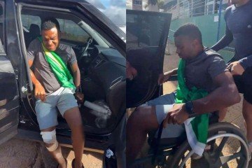 Holiday vai à UPA após lesão em caminhada de Nikolas -  (crédito: Reprodução/Redes Sociais)