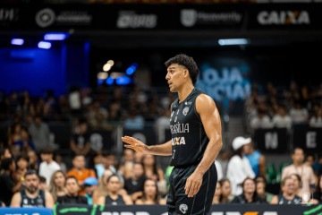 Campeão nacional com o Franca, Franco Corvalán agora defende o Brasília -  (crédito: Matheus Maranh&atilde;o/Bras&iacute;lia Basquete)