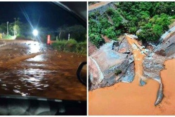 Ao menos, 200 trabalhadores, que estavam no escritório, em Ouro Preto, tiveram que ser evacuados -  (crédito: Reprodução )