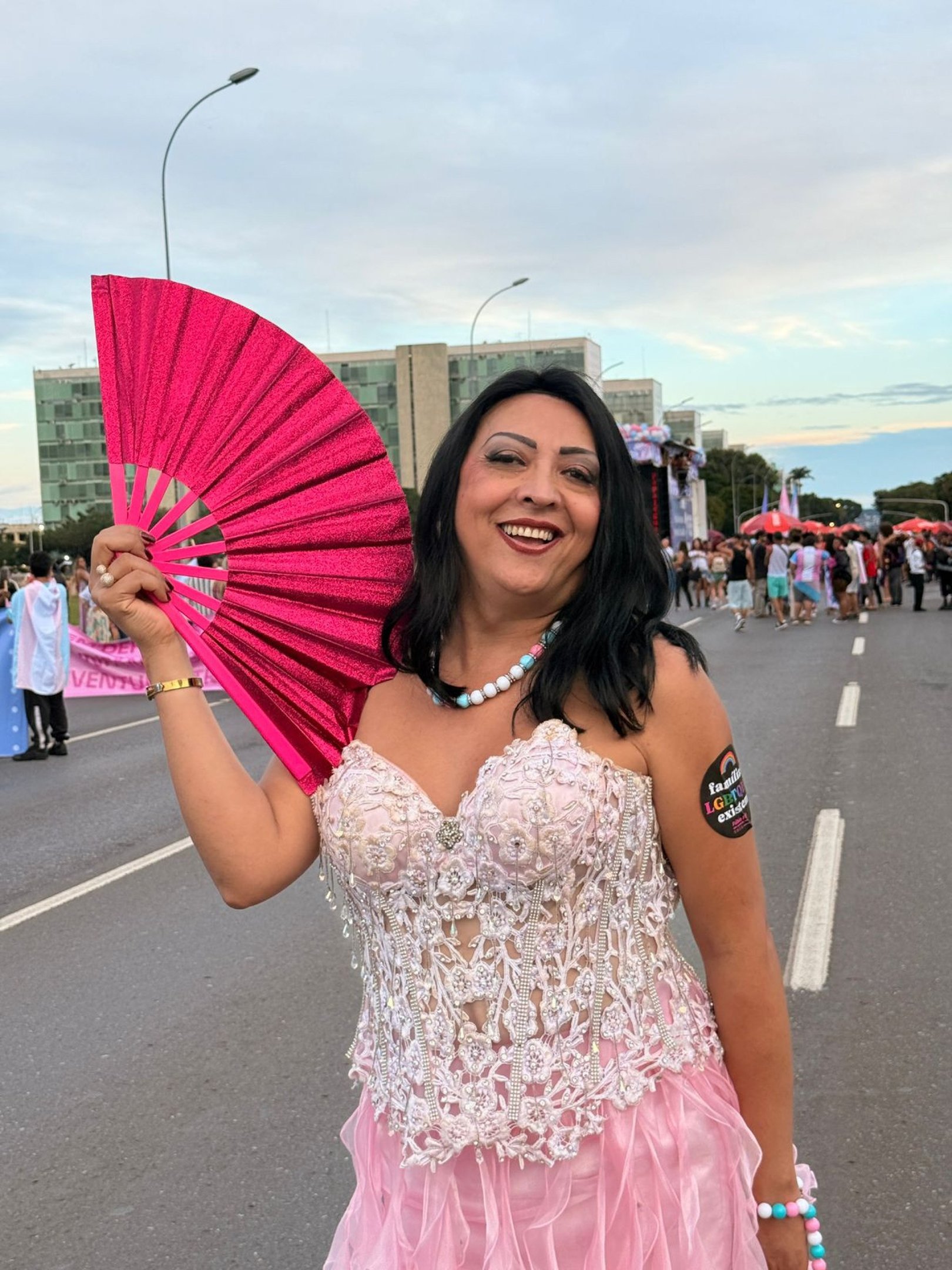 Assistente social e ativista Renata Peron, de 49 anos,