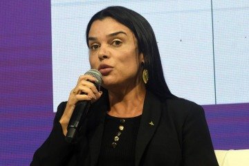 Secretaria da mulher Giselle Ferreira no CB.Debate - (crédito: ED ALVES/CB/D.A Press) Secretaria da mulher Giselle Ferreira no CB.Debate - (crédito: ED ALVES/CB/D.A Press)