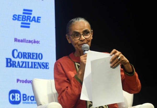 Ministra Marina Silva no CB.Debate 'Pela proteção das mulheres' -  (crédito: Ed Alves/CB/D.A Press)