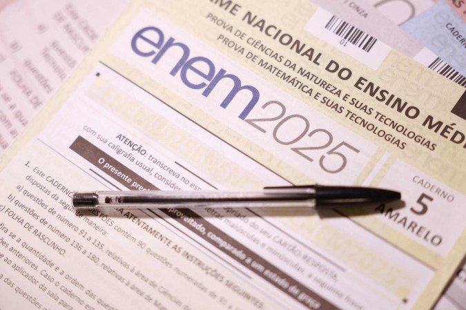 O Enem 2025 teve suas provas aplicadas nos dias 9 e 16 de novembro de 2025 -  (crédito: Angelo Miguel/MEC)