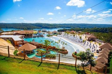 O Bali Park é localizado às margens do Lago Corumbá IV -  (crédito: Divulgação)
