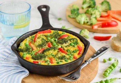 Omelete de brócolis (Imagem: rom_olik | Shutterstock) -  (crédito: EdiCase) -Omelete de brócolis (Imagem: rom_olik | Shutterstock) -  (crédito: EdiCase)