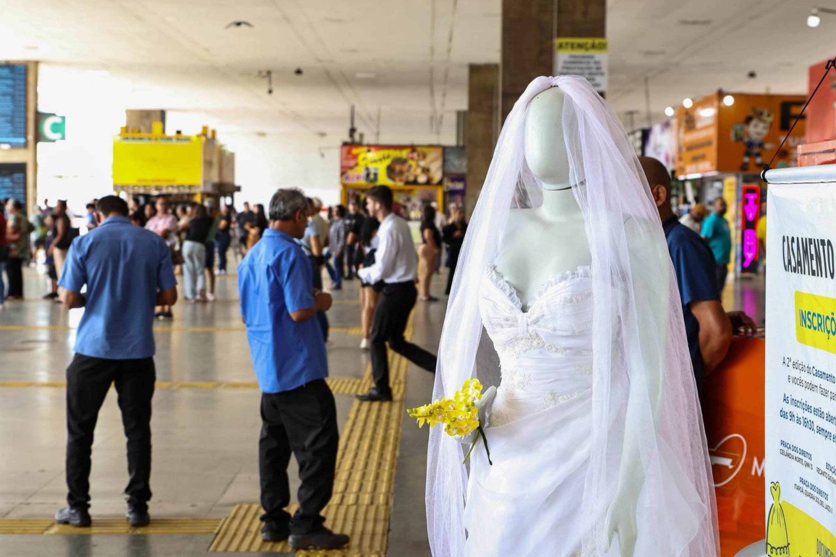 Rodoviária do Plano Piloto recebe inscrições para Casamento Comunitário 2026