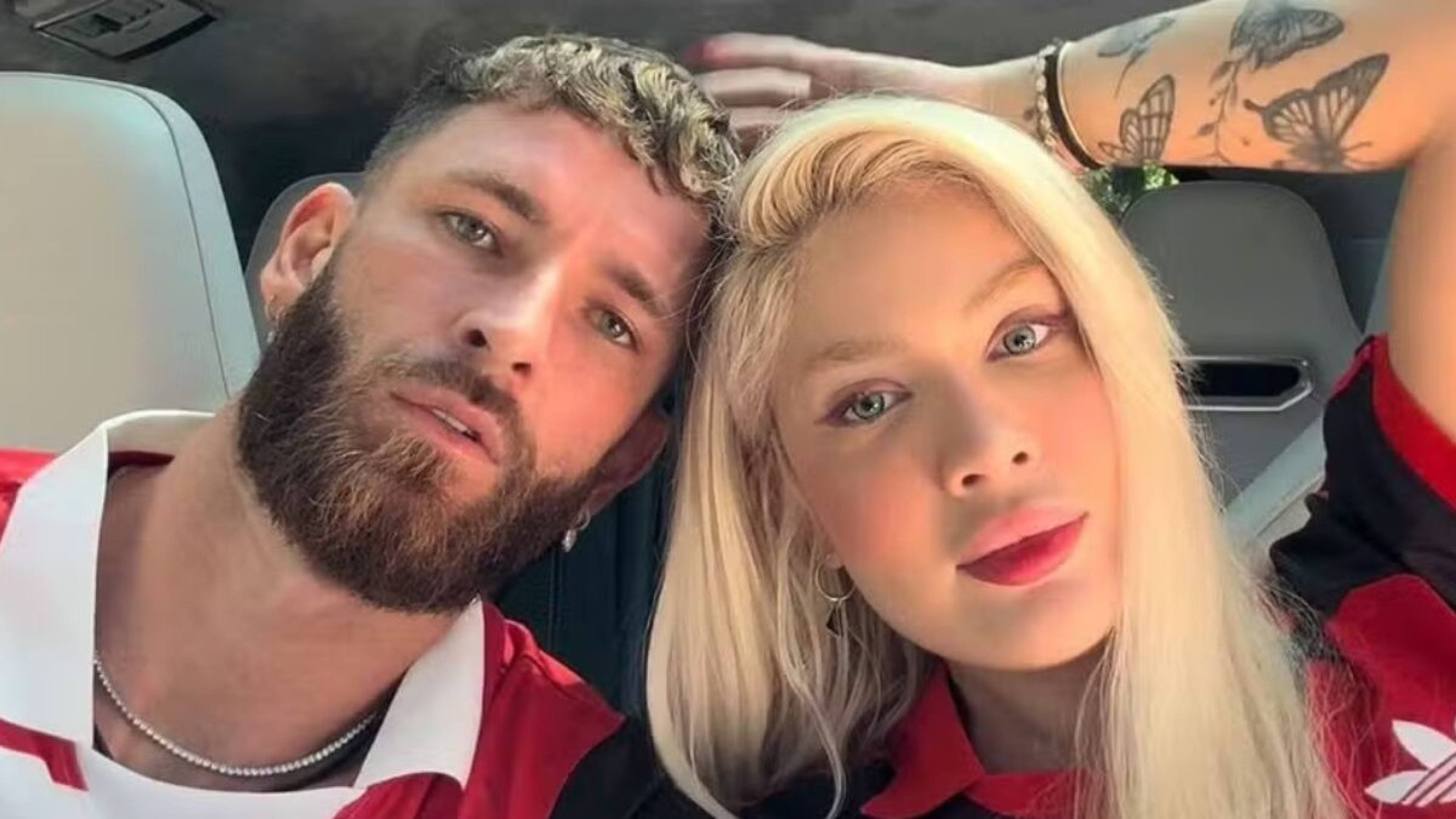 Apesar do término, Karoline Lima garantiu que não se arrepende de ter tentado retomar o relacionamento com o jogador do Flamengo -  (crédito: Reprodu&ccedil;&atilde;o/Instagram)