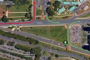 Apesar das restrições, o tráfego na S1 será mantido a partir da Torre de TV