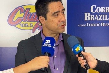 Psiquiatra Lucas Benevides, da rede Verse In e professor do UniCEUB, no CB. Debate: 