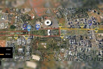 O evento deve reunir cerca de 17 mil corredores que passaram pelas pistas do centro de Brasília -  (crédito: Divulgação/Detran-DF) -O evento deve reunir cerca de 17 mil corredores que passaram pelas pistas do centro de Brasília -  (crédito: Divulgação/Detran-DF)