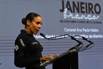 Comandante geral da Polícia Militar comenta ações tomadas para cuidar da saúde mental da corporação -  (crédito: Ed Alves/CB/DA Press)