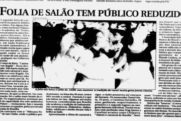 A partir do penúltimo parágrafo, travestis descrevem a dificuldade de utilizar o banheiro  -  (crédito: Cedoc)