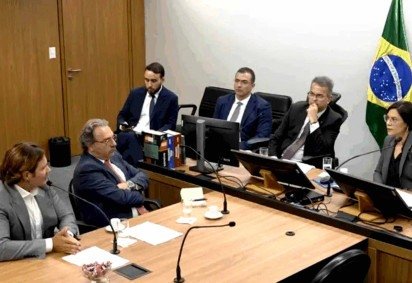 A sessão de acareação entre Daniel Vorcaro e Paulo Henrique Costa foi realizada no Supremo Tribunal Federal em 30 de dezembro do ano passado -  (crédito: Reprodução/STF)