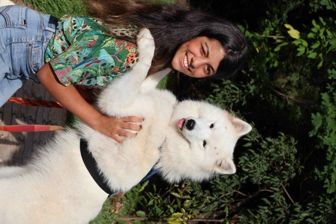  29/01/2026 Bruna Gaston CB/DA Press. CÃ£o de assistÃªncia  Yumi e sua dona Alice, autista. Parque Olhos D'Ã¡gua, Asa Norte
      