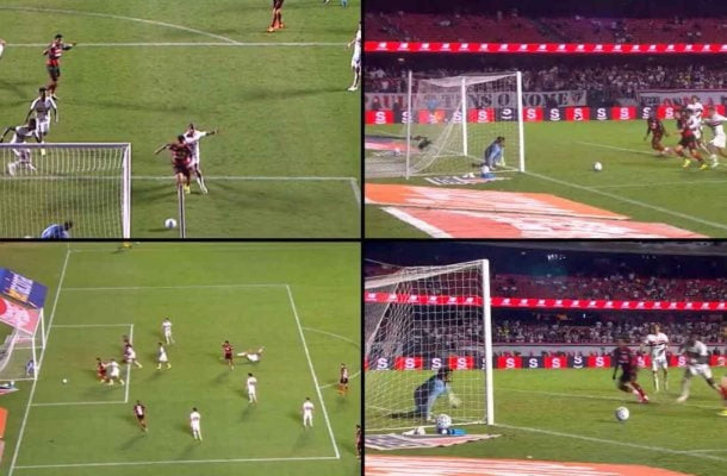 CBF divulgou o áudio do VAR do possível pênalti em Arrascaeta na derrota do Flamengo diante do São Paulo -  (crédito: Foto: Reprodução)