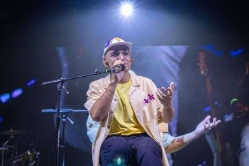 João Gomes em apresentação no verão R2 -  (crédito: João Pedro Carvalho - CB/DA Press)