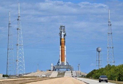 Missão Artemis II foi lançada nesta quarta-feira (1º/4) -  (crédito:  AFP) -Missão Artemis II foi lançada nesta quarta-feira (1º/4) -  (crédito:  AFP)