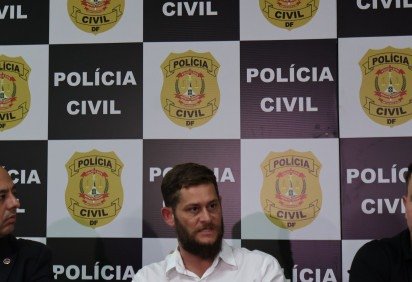  30/01/2026 Bruna Gaston CB/DA Press. 38 Delegacia de Vicente Pires. Caso Pedro Turra. Robert Halex, advogado. Flavio Henrique Toming, tio da v&iacute;tima. Pablo Aguiar, delegado
       -  (crédito:  Bruna Gaston CB/DA Press) - 30/01/2026 Bruna Gaston CB/DA Press. 38 Delegacia de Vicente Pires. Caso Pedro Turra. Robert Halex, advogado. Flavio Henrique Toming, tio da v&iacute;tima. Pablo Aguiar, delegado
       -  (crédito:  Bruna Gaston CB/DA Press)