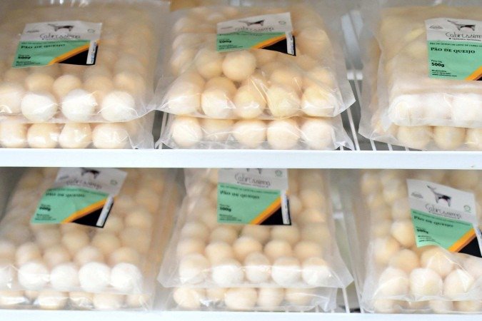 Pão de queijo (de leite de cabra) é um dos ítens preferidos