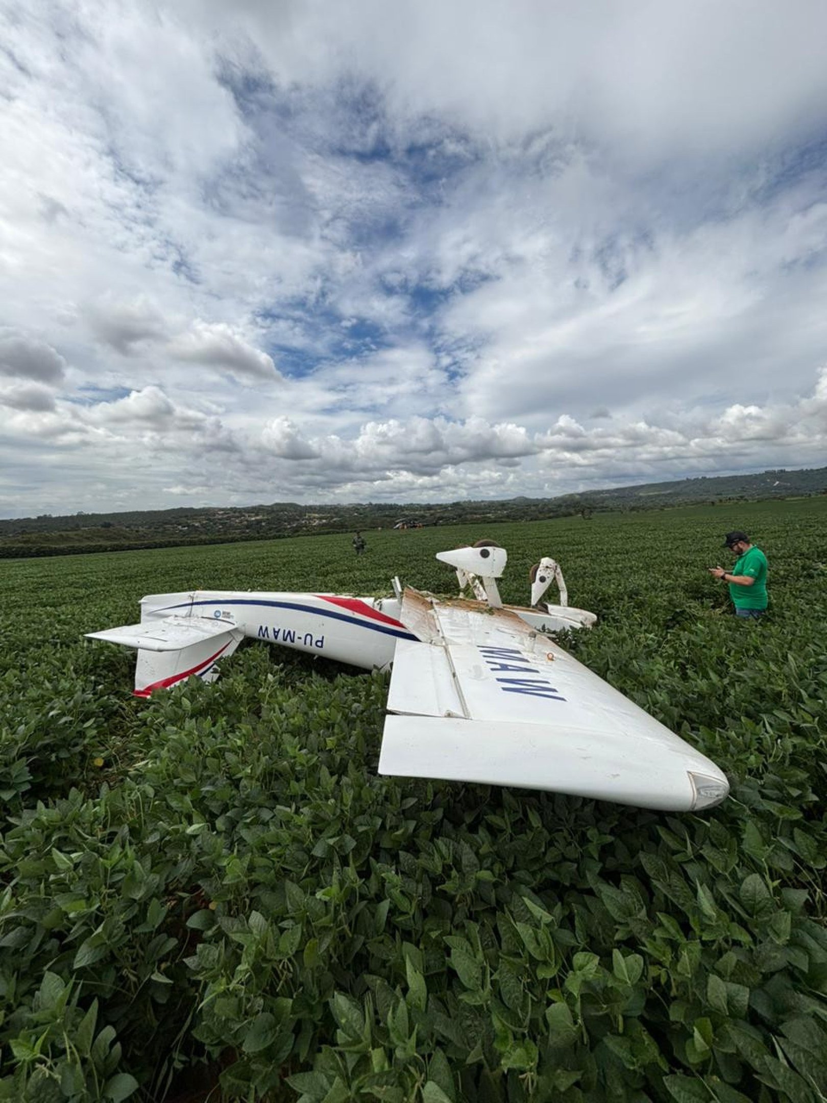 Avi&atilde;o de pequeno porte fez pouso for&ccedil;ado em &aacute;rea rural pr&oacute;ximo &agrave; Sobradinho