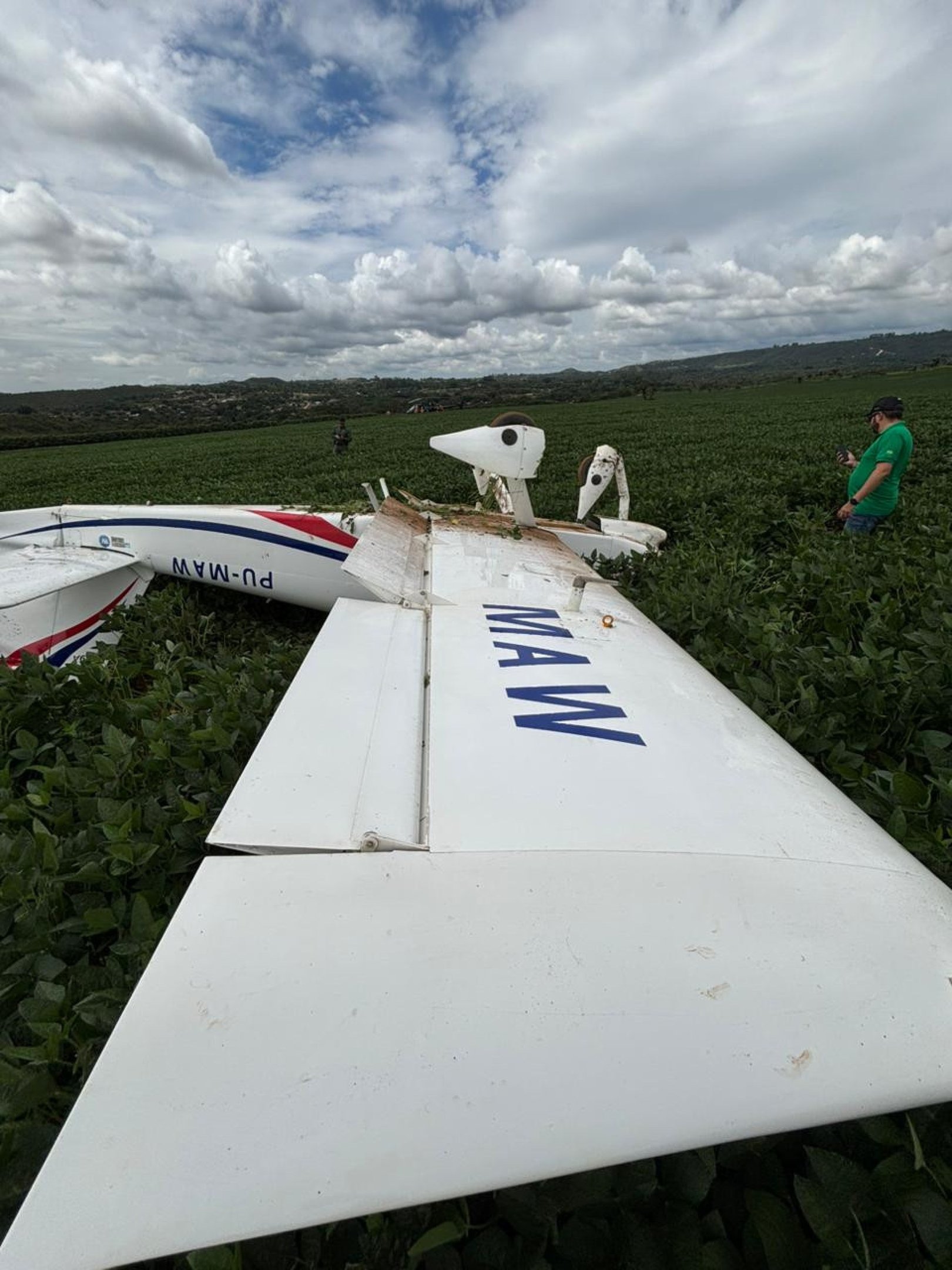 Avi&atilde;o de pequeno porte fez pouso for&ccedil;ado em &aacute;rea rural pr&oacute;ximo &agrave; Sobradinho