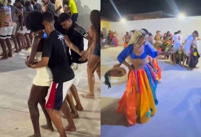Vídeo de ensaio do Cacuriá do Candinho levou a dança maranhense a mais de 1 milhão de visualizações -  (crédito: Reprodução / Instagram )