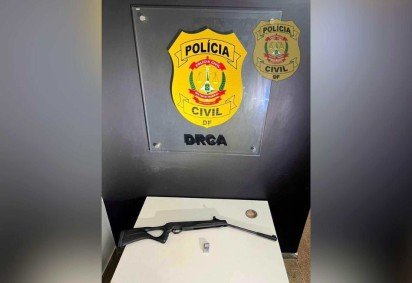Homem é preso após matar cachorro com disparo de arma de pressão -  (crédito: PCDF/Divulgação) -Homem é preso após matar cachorro com disparo de arma de pressão -  (crédito: PCDF/Divulgação)