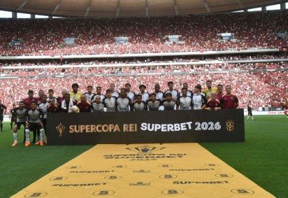 Corinthians venceu o Flamengo por 2 x 0 e foi campeão da Supercopa Rei -  (crédito: Ed Alves/CB/D.A Press) -Corinthians venceu o Flamengo por 2 x 0 e foi campeão da Supercopa Rei -  (crédito: Ed Alves/CB/D.A Press)